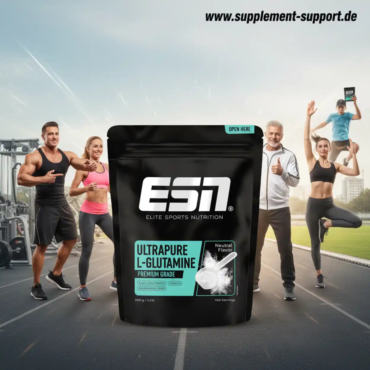ESN Ultrapure L-Glutamine powder 500g 