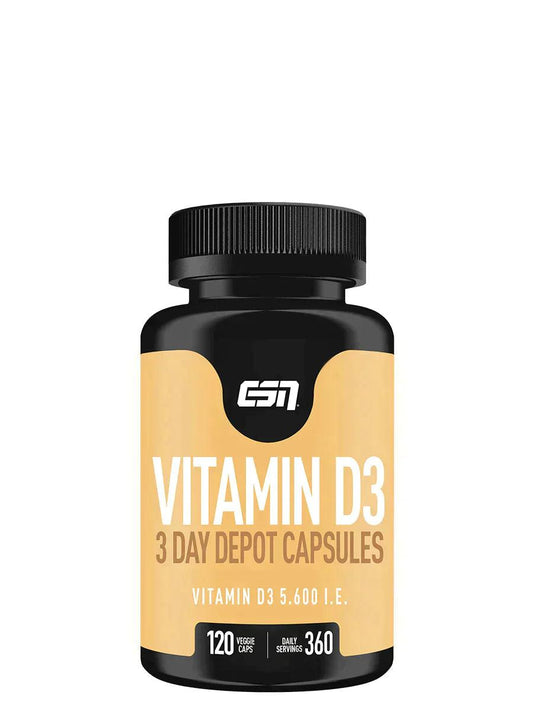 ESN Vitamin-D3, 120 Kaps. 5600i.e. - Supplement Support