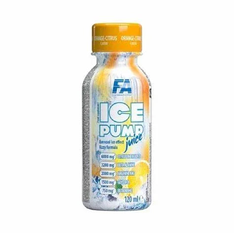 FA Nutrition ICE PUMP Shot Pre Workout Booster 120ml - Supplement Support