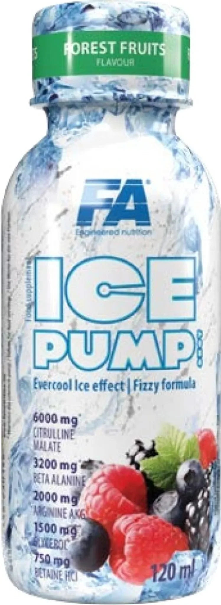 FA Nutrition ICE PUMP Shot Pre Workout Booster 120ml - Supplement Support