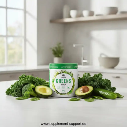 FA Nutrition Super Greens Detox 270g - Supplement Support