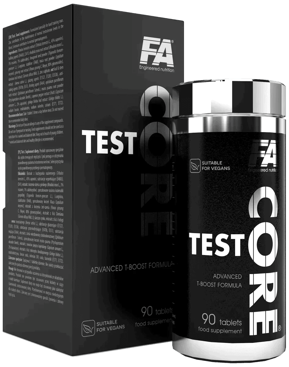 FA Nutrition Test Core Test-Booster 90 Tabs. - Supplement Support