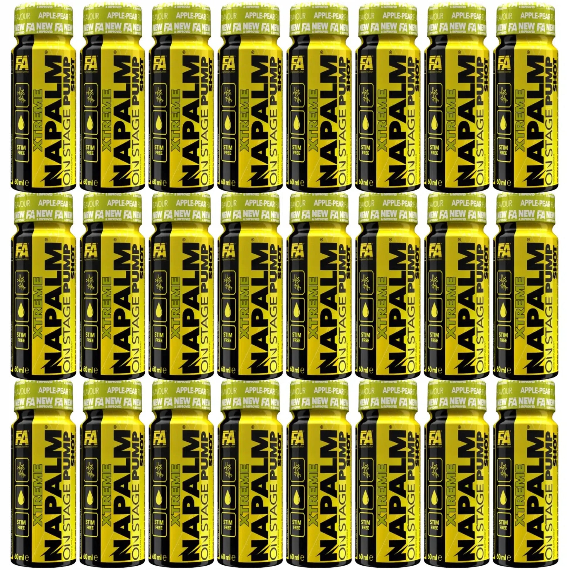 FA® NAPALM ON STAGE PUMP SHOTS 24x60ml - Supplement Support