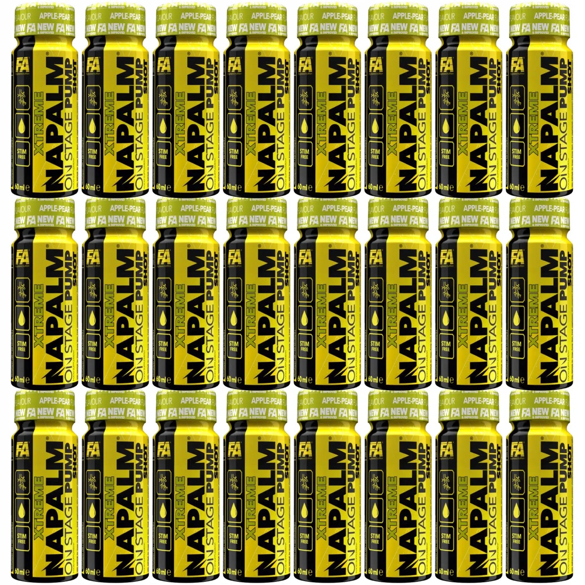 FA® NAPALM ON STAGE PUMP SHOTS 24x60ml - Supplement Support