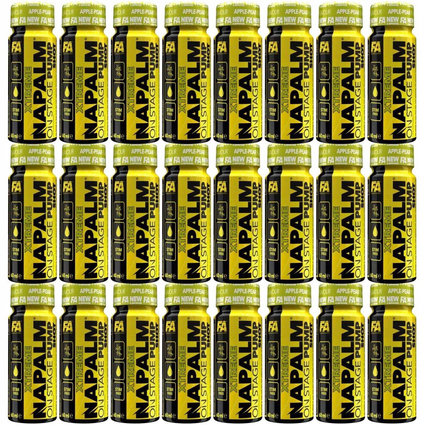 FA® NAPALM ON STAGE PUMP SHOTS 24x60ml - Supplement Support