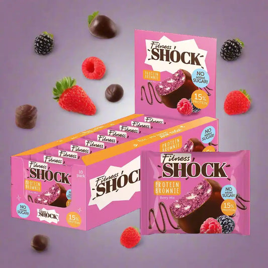 Fitness SHOCK® PROTEIN BROWNIE 10 x 50g