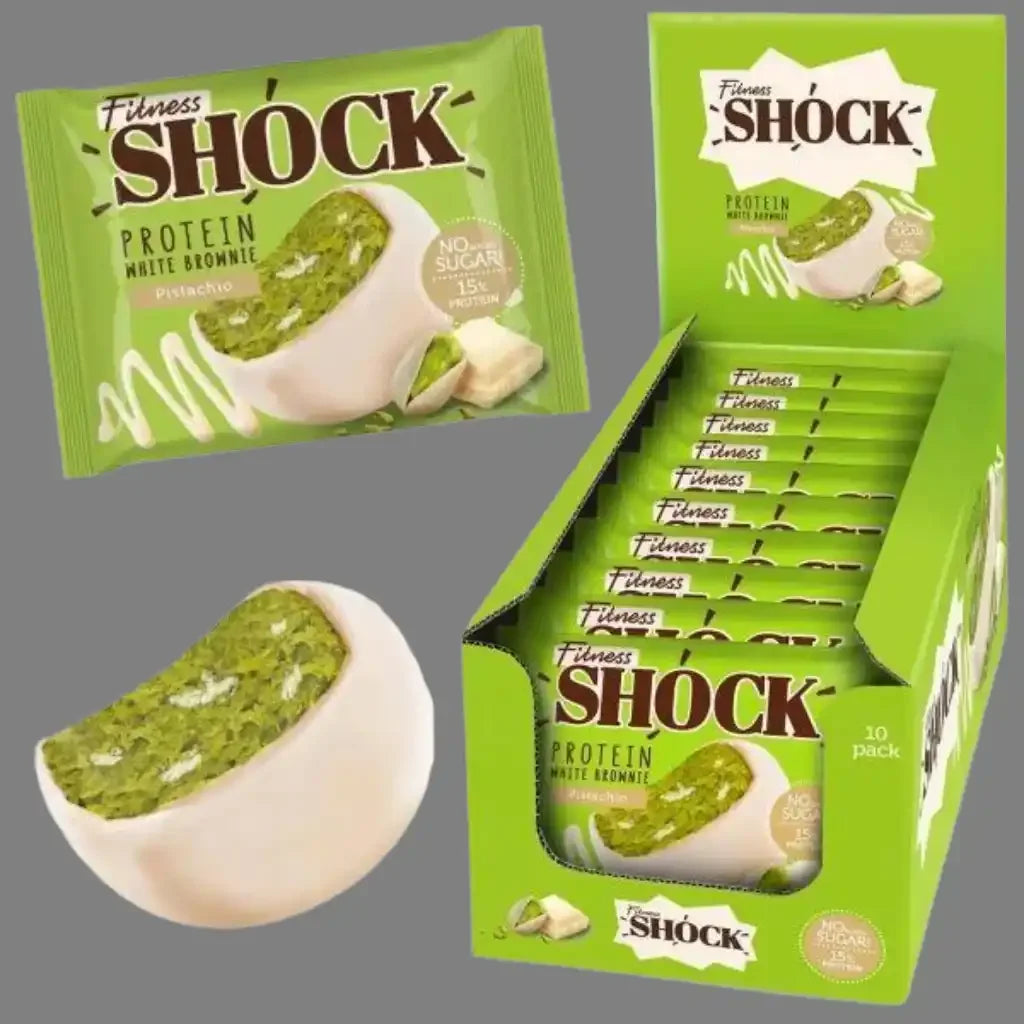 Fitness SHOCK® PROTEIN BROWNIE 10 x 50g - Supplement Support