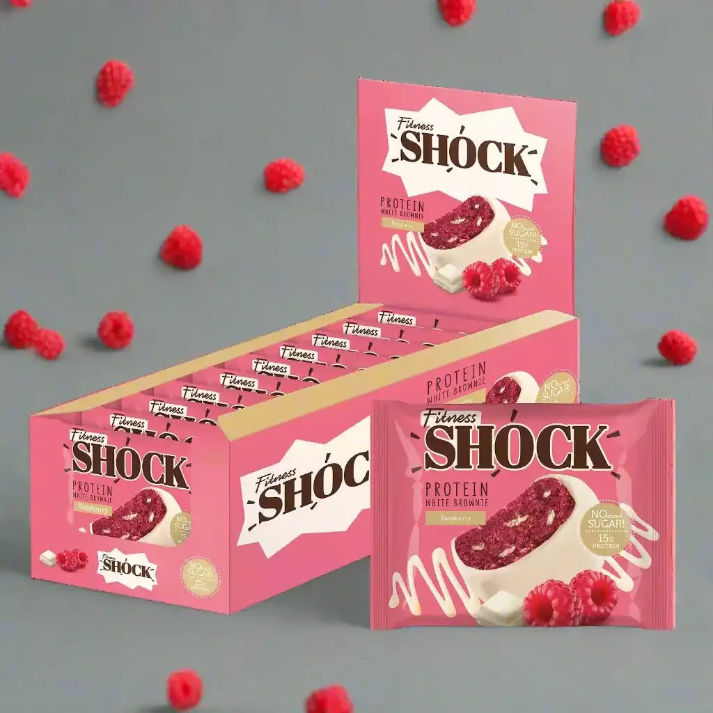 Fitness SHOCK® PROTEIN BROWNIE 10 x 50g - Supplement Support