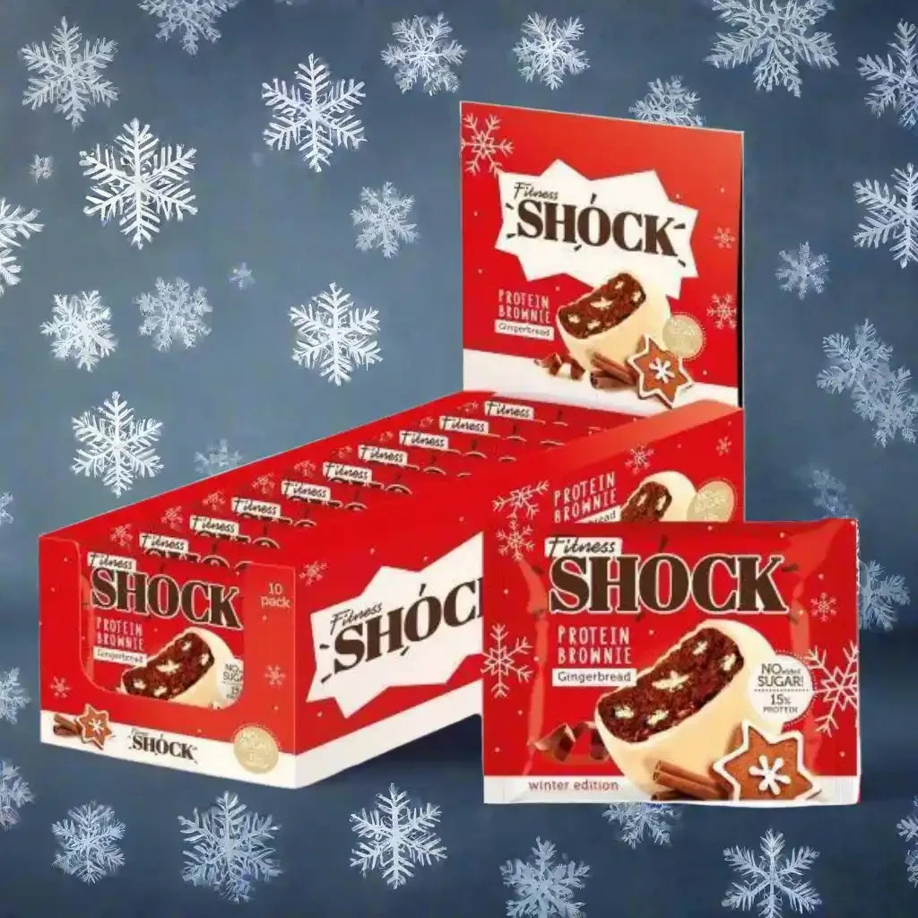 Fitness SHOCK® PROTEIN BROWNIE 10 x 50g - Supplement Support