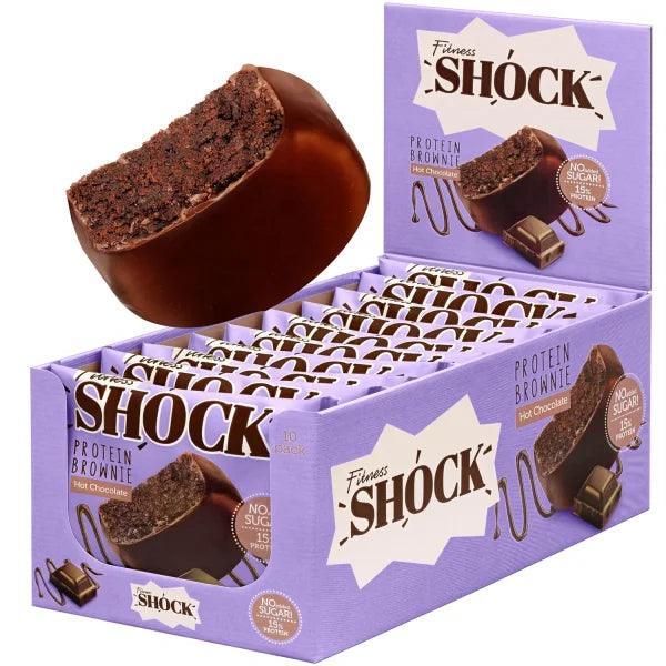 Fitness SHOCK® PROTEIN BROWNIE 10 x 50g - Supplement Support