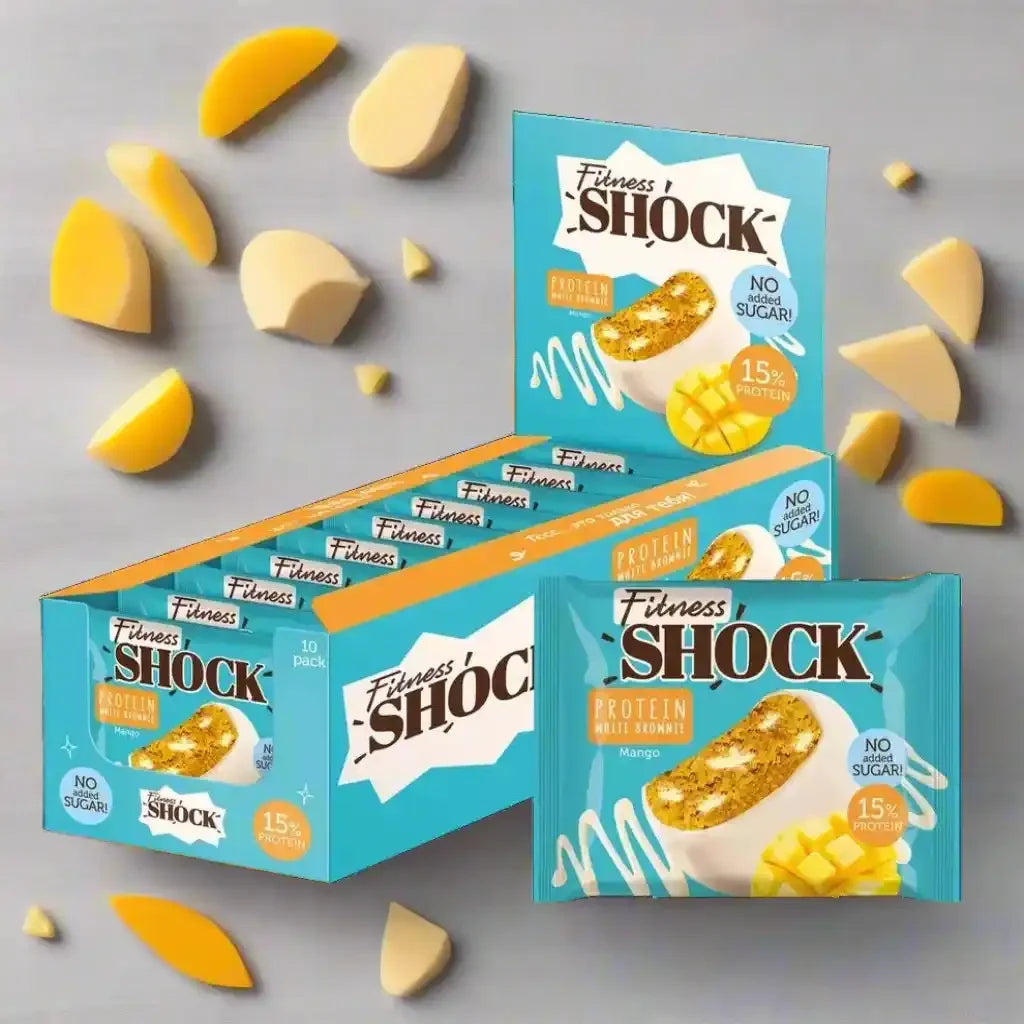 Fitness SHOCK® PROTEIN BROWNIE 10 x 50g - Supplement Support