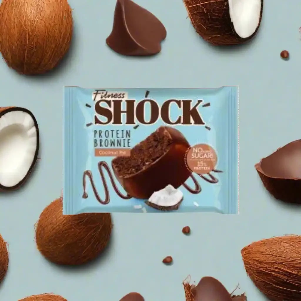 Fitness SHOCK® PROTEIN BROWNIE 50g - Supplement Support