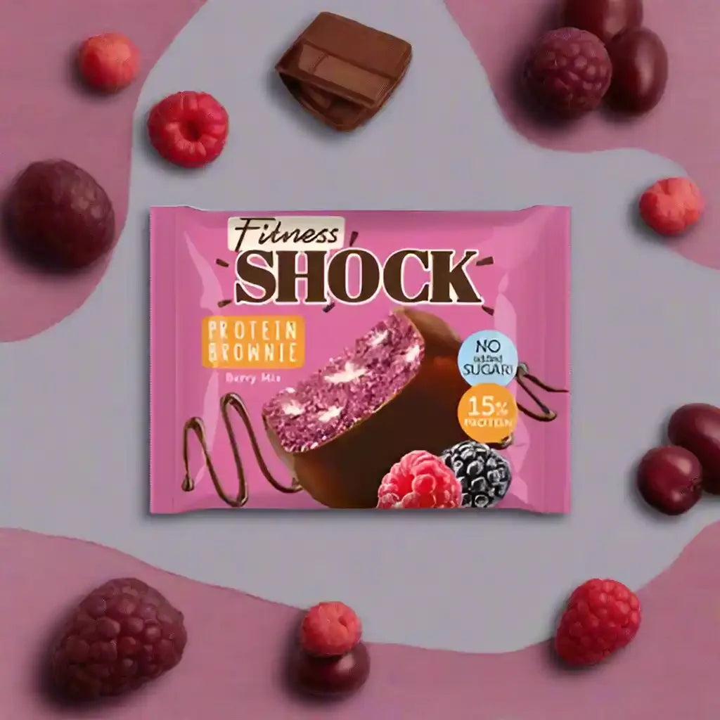 Fitness SHOCK® PROTEIN BROWNIE 50g - Supplement Support