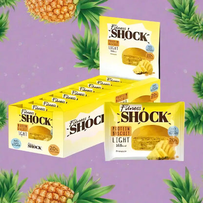 Fitness SHOCK® PROTEIN BROWNIE LIGHT 10x40g - Supplement Support