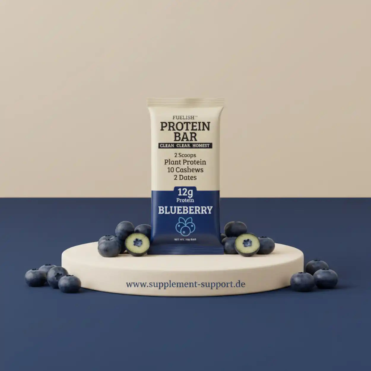FUELISH™ PROTEIN BAR VEGAN 50g (Nur 4 Zutaten)