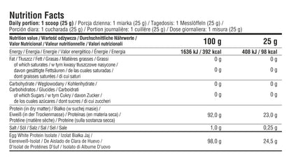 7Nutrition Egg Protein Isolate 500g