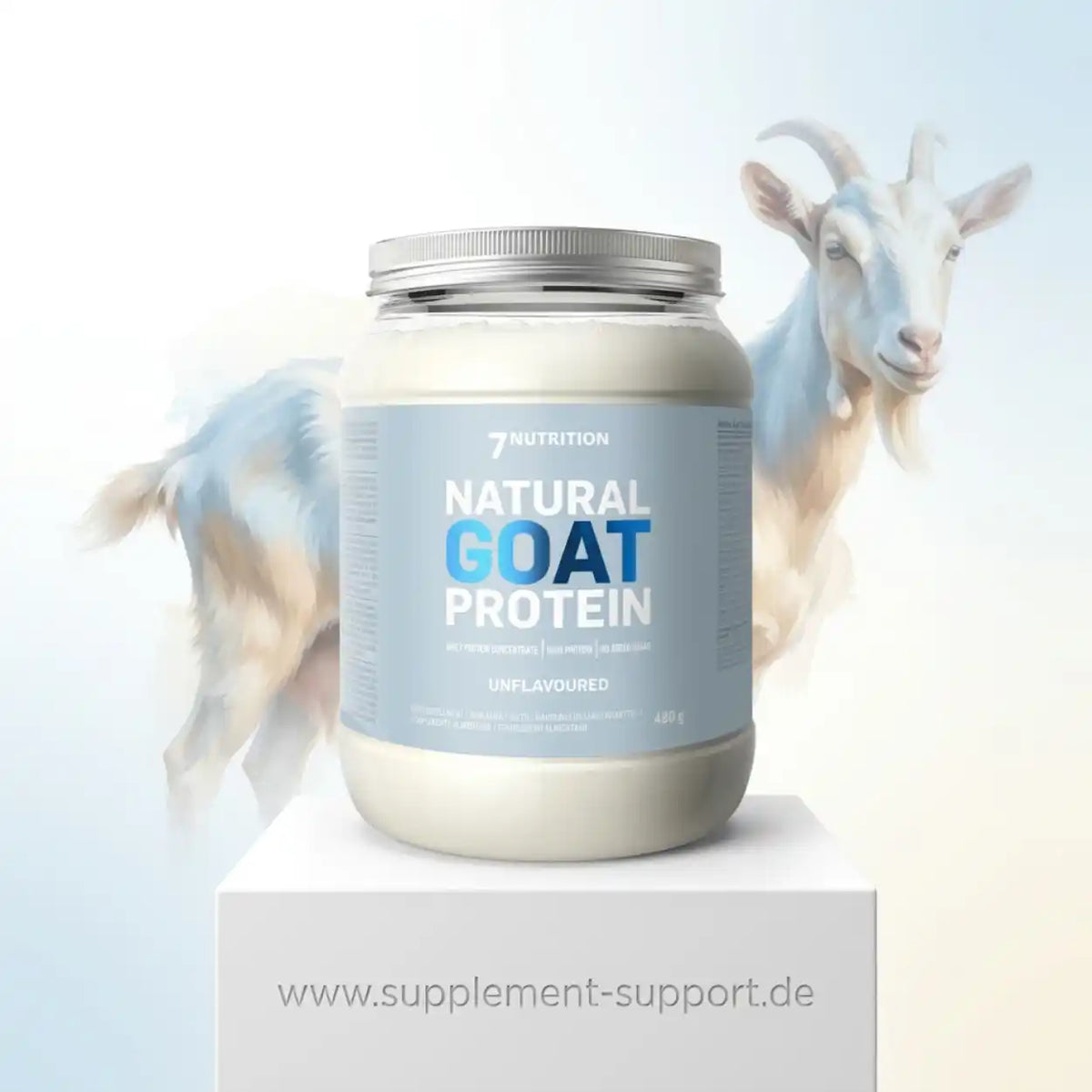 7Nutrition Natural Goat Protein 480g | Ziegenmilch Protein