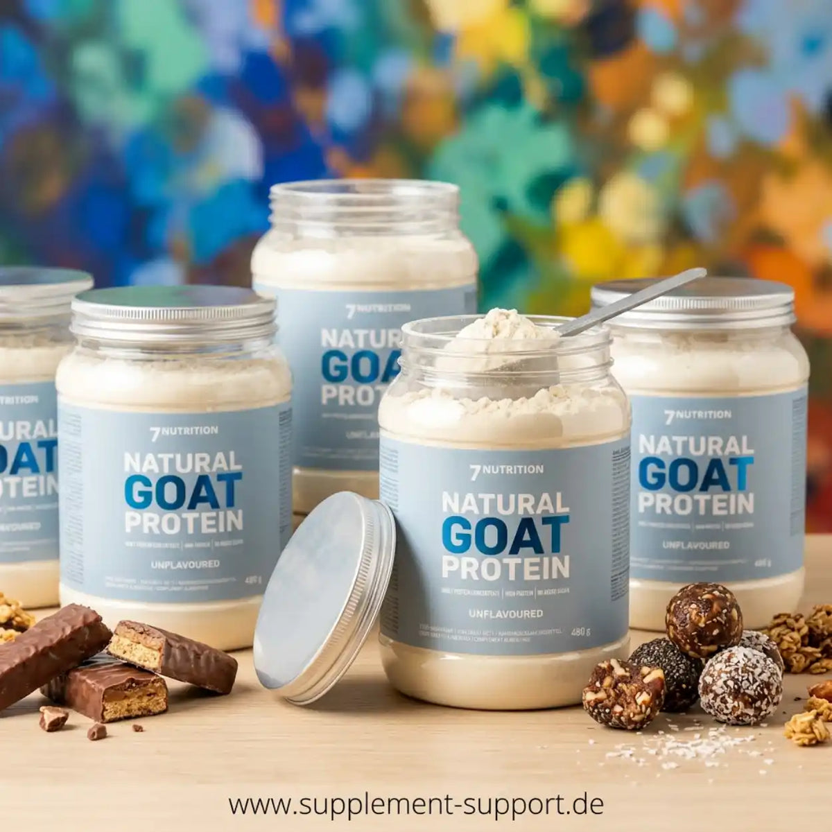 7Nutrition Natural Goat Protein 480g | Ziegenmilch Protein
