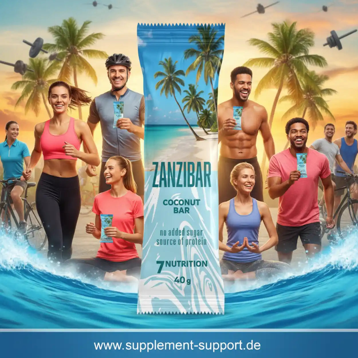 7Nutrition Fitness Bar 40 g 3 Geschmacksrichtungen