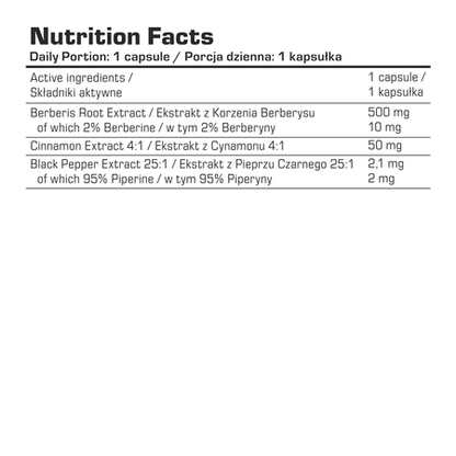 7Nutrition Berberine Stack 90 vege caps