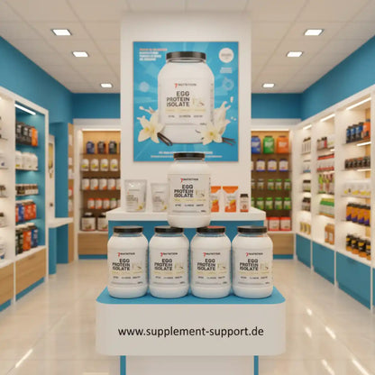 Eiweißpulver Egg Protein Isolate in Supplement-Shop, ideal für Sportler und Fitness