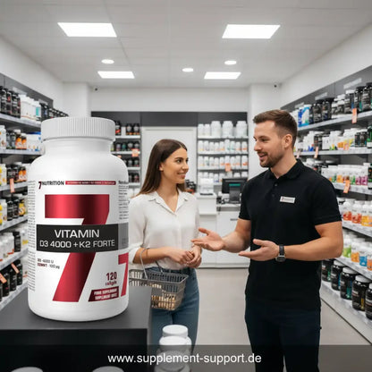 Vitamin D3 + K2 Forte 120 Kapseln 4000i.e. - Supplement Support