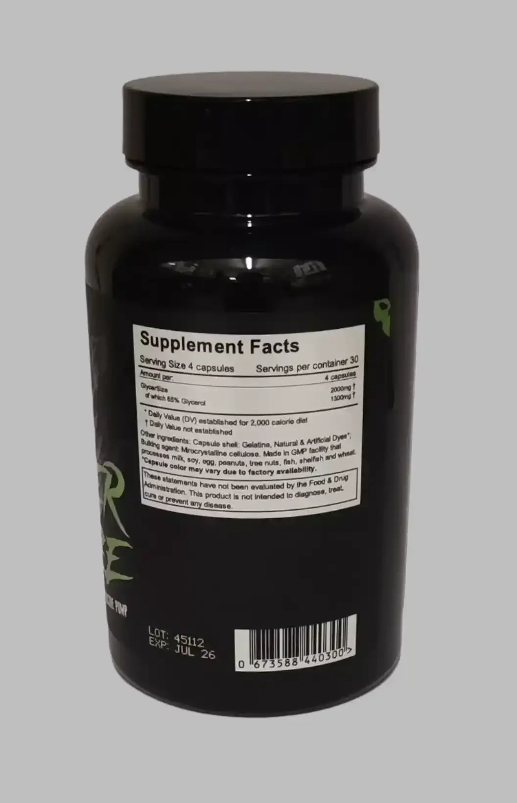 Glycer Size Pump Booster 120 Kapseln - Supplement Support