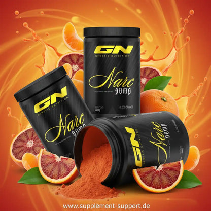 GN Narc Pump Blutorange Nahrungsergänzungsmittel mit Protein und Vitaminen für Sportler