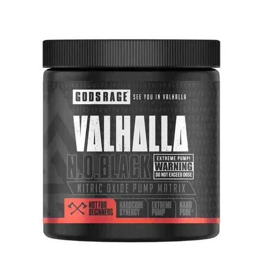 Gods Rage Valhalla N.O. Black · 300g - Supplement Support
