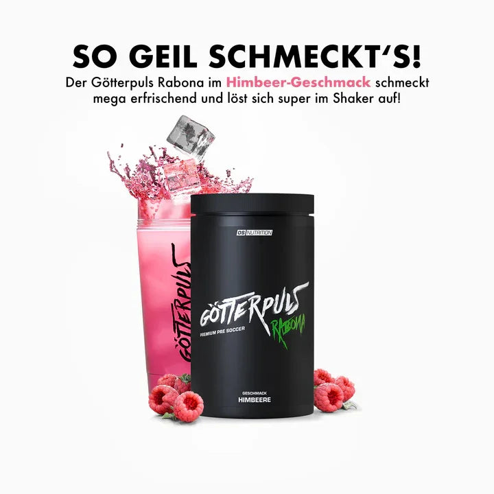 Götterpuls Rabona - Premium Pre Soccer 600g / Fußballer Booster - Supplement Support