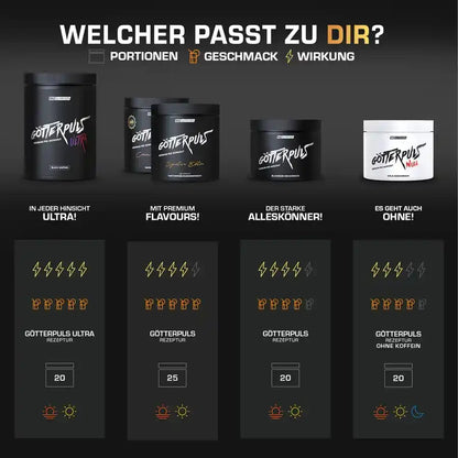 Götterpuls ULTRA - Premium Pre Workout 480g - Supplement Support