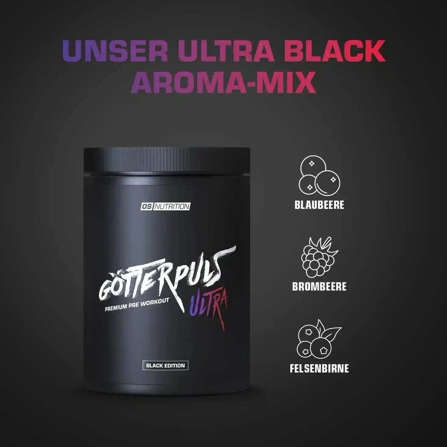 Götterpuls ULTRA - Premium Pre Workout 480g - Supplement Support