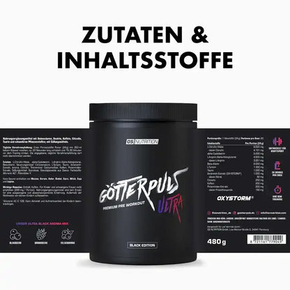 Götterpuls ULTRA - Premium Pre Workout 480g - Supplement Support