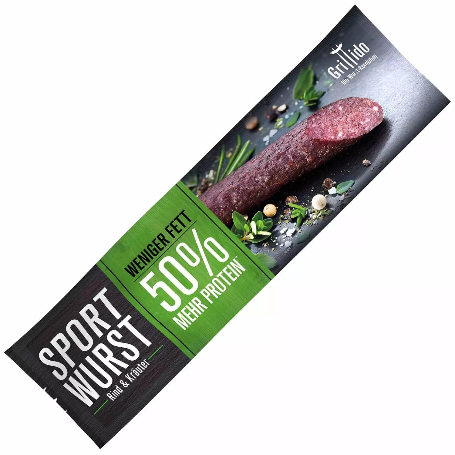 Grillido SPORTWURST 20g - Supplement Support