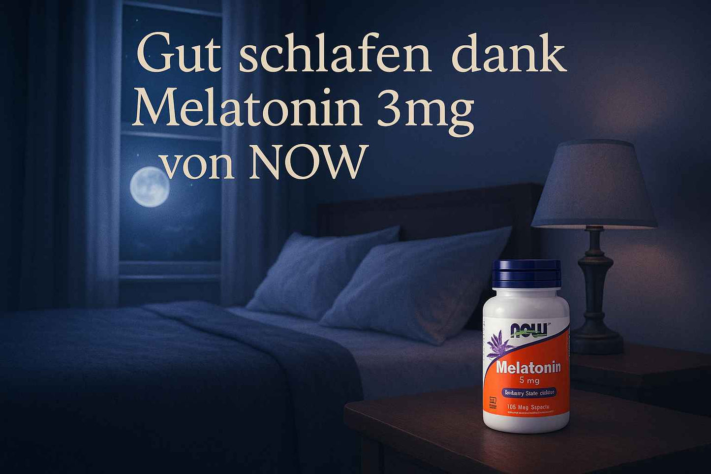 Now Foods, Sleep Support 3 mg, 180 Kapseln