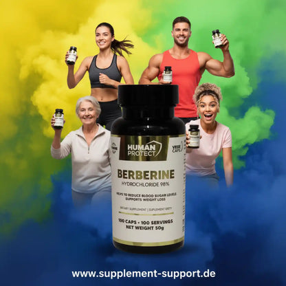 HP Berberine HCL Stack 100 Kapseln 400mg