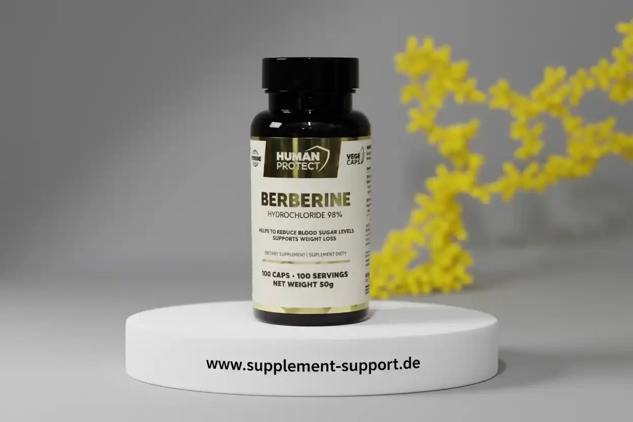 HP Berberine HCL Stack 100 Kapseln 400mg - Supplement Support