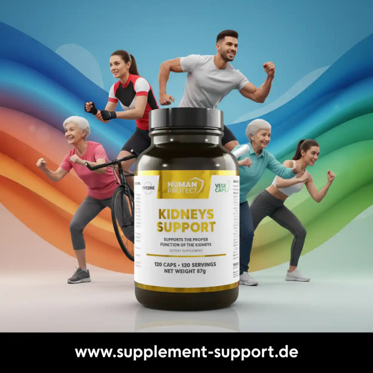HP Kidney Support 120 Capsules. 