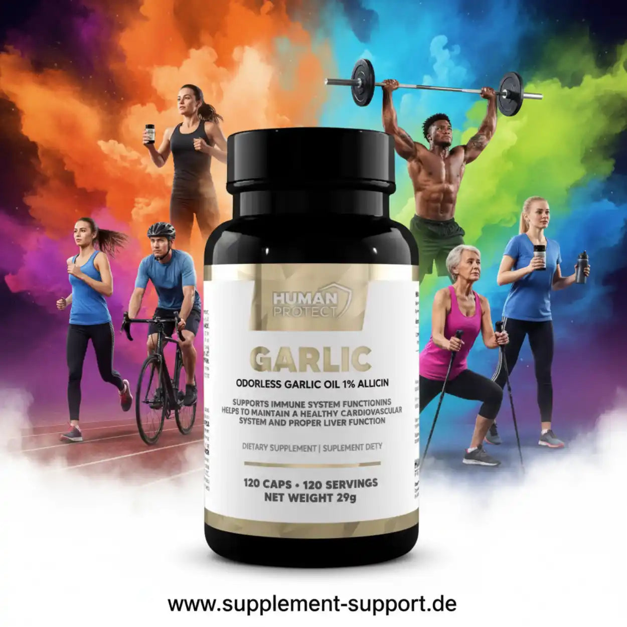 HP Garlic 120 Capsules.