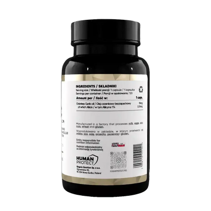 Nahrungsergänzungsmittel mit Knoblauchöl, 120 Kapseln, für Gesundheit und Immunsystem