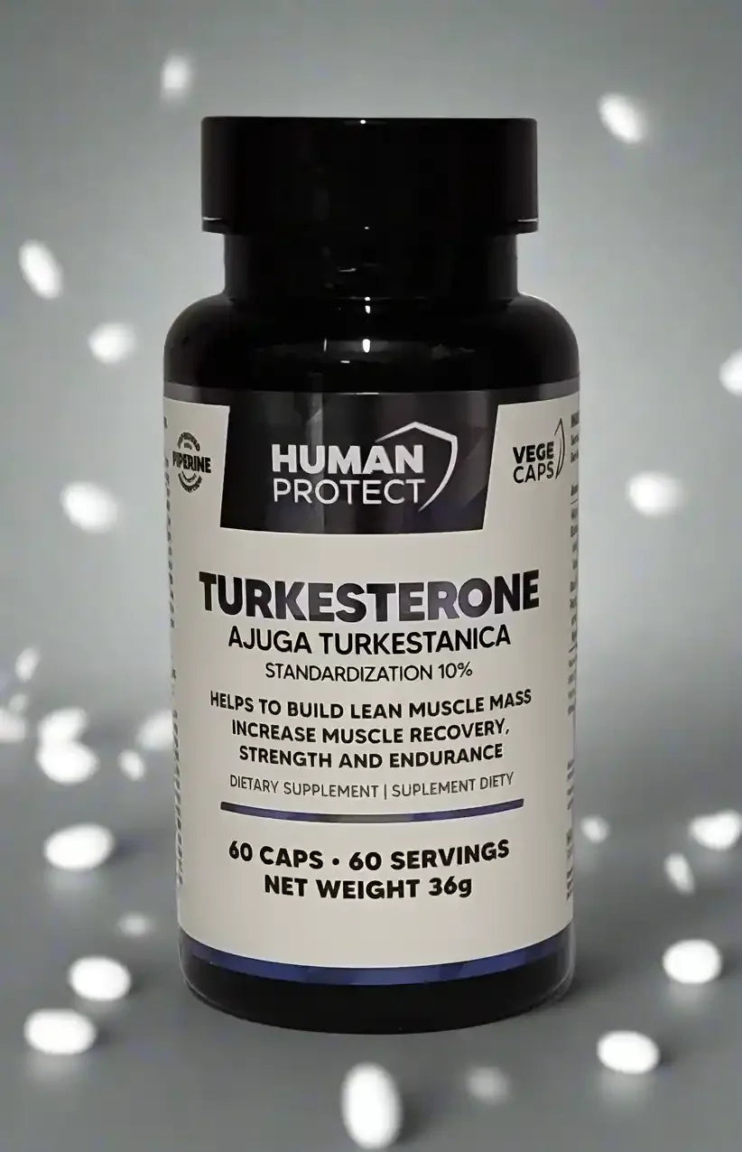 HP Turkesterone 500mg - 10% - 60 Kapseln - Supplement Support