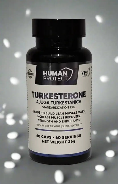 HP Turkesterone 500mg - 10% - 60 Kapseln - Supplement Support