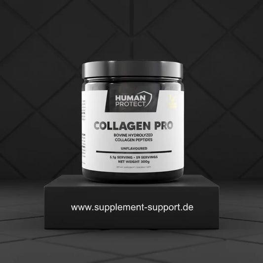 Human Protect Collagen Pro bovine hydrolysierte Kollagenpeptide, geschmacksneutral, 300g Dose