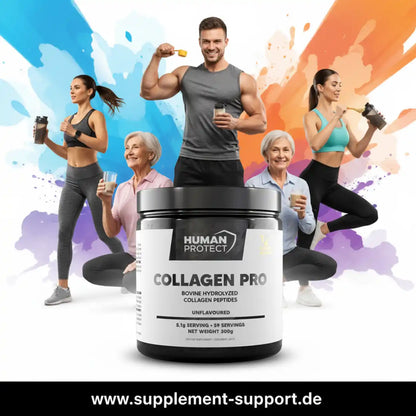 Human Protect Collagen Pro bovine hydrolyzed Kollagen-Peptide für Gelenke und Haut