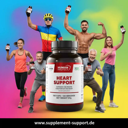 HUMAN PROTECT HEART SUPPORT – 120 VEGE CAPS.