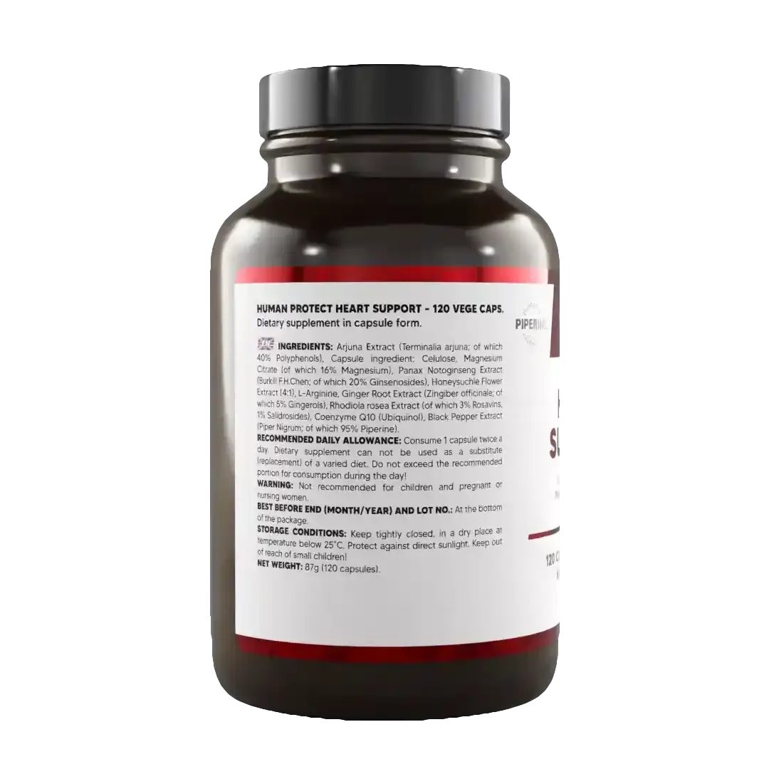HUMAN PROTECT HEART SUPPORT – 120 VEGE CAPS. - Supplement Support