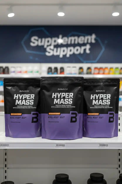 BioTechUSA Hyper Mass Protein Powder mit Kohlenhydraten und Kreatin im Supplement Store
