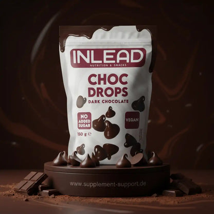 Inlead Choc Drops 150g - Vegan