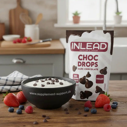 Inlead Choc Drops 150g - Vegan