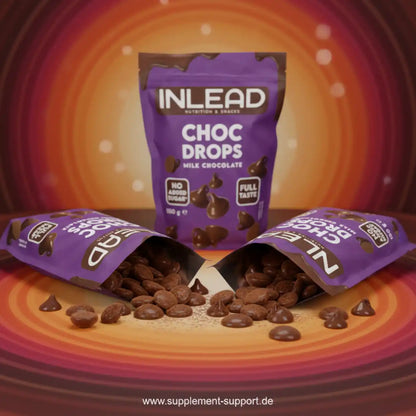 Inlead Choc Drops 150g - Vegan